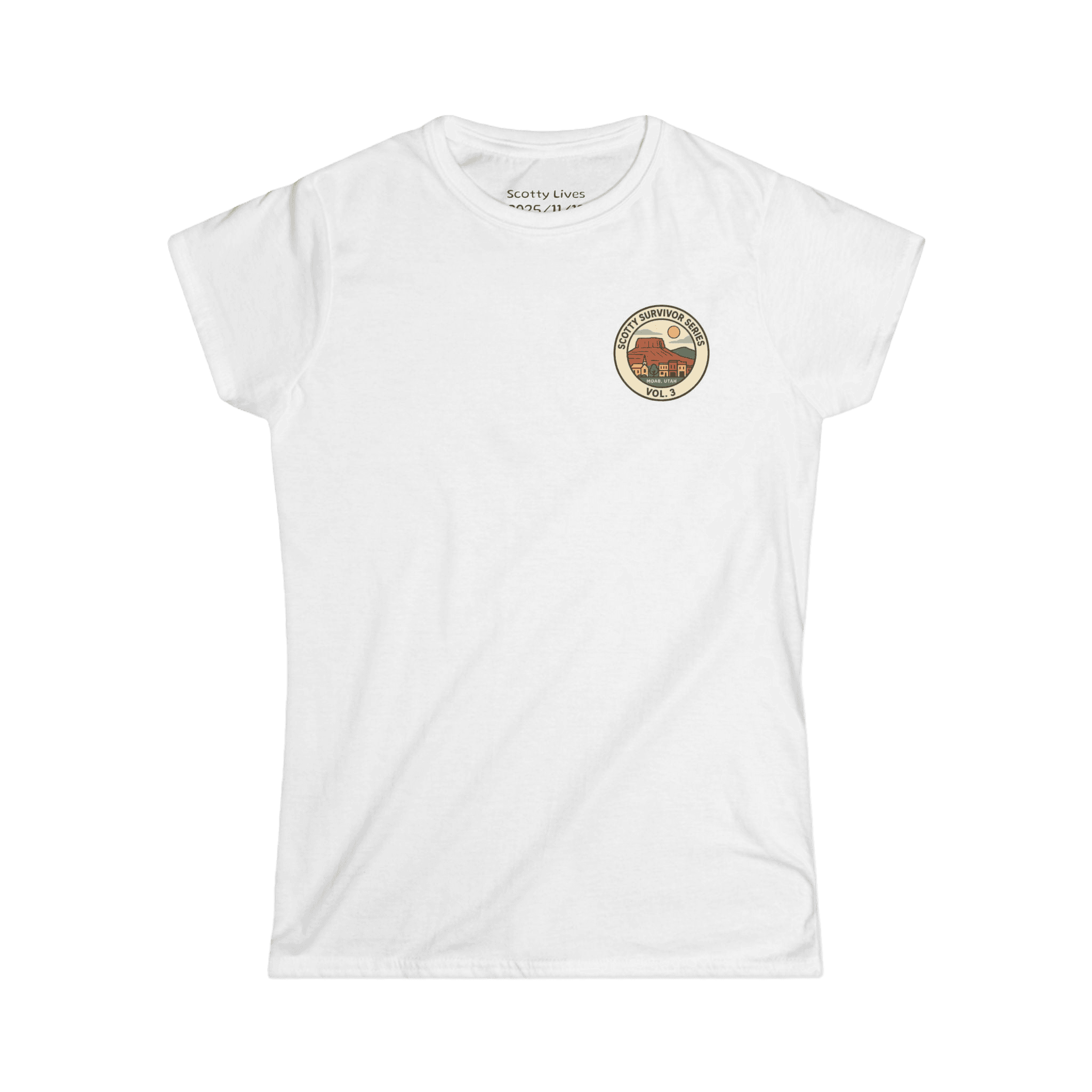 Even His Parachute Couldn't Fly Straight T-Shirt (Woman's)